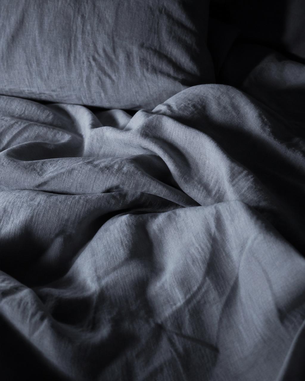 Rumpled linen in moonlight